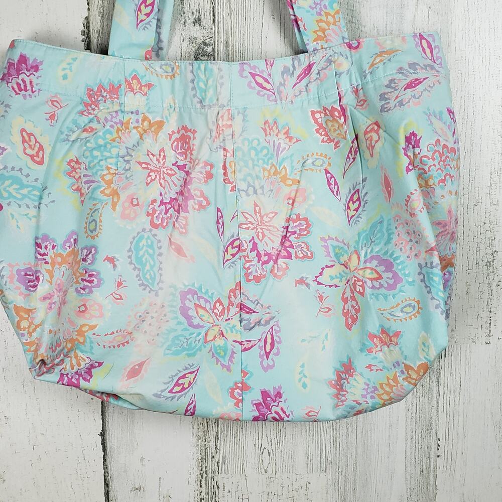 Handmade Multicolored Floral Paisley Repurposed Shoulder Bag - Picture 9 of 11